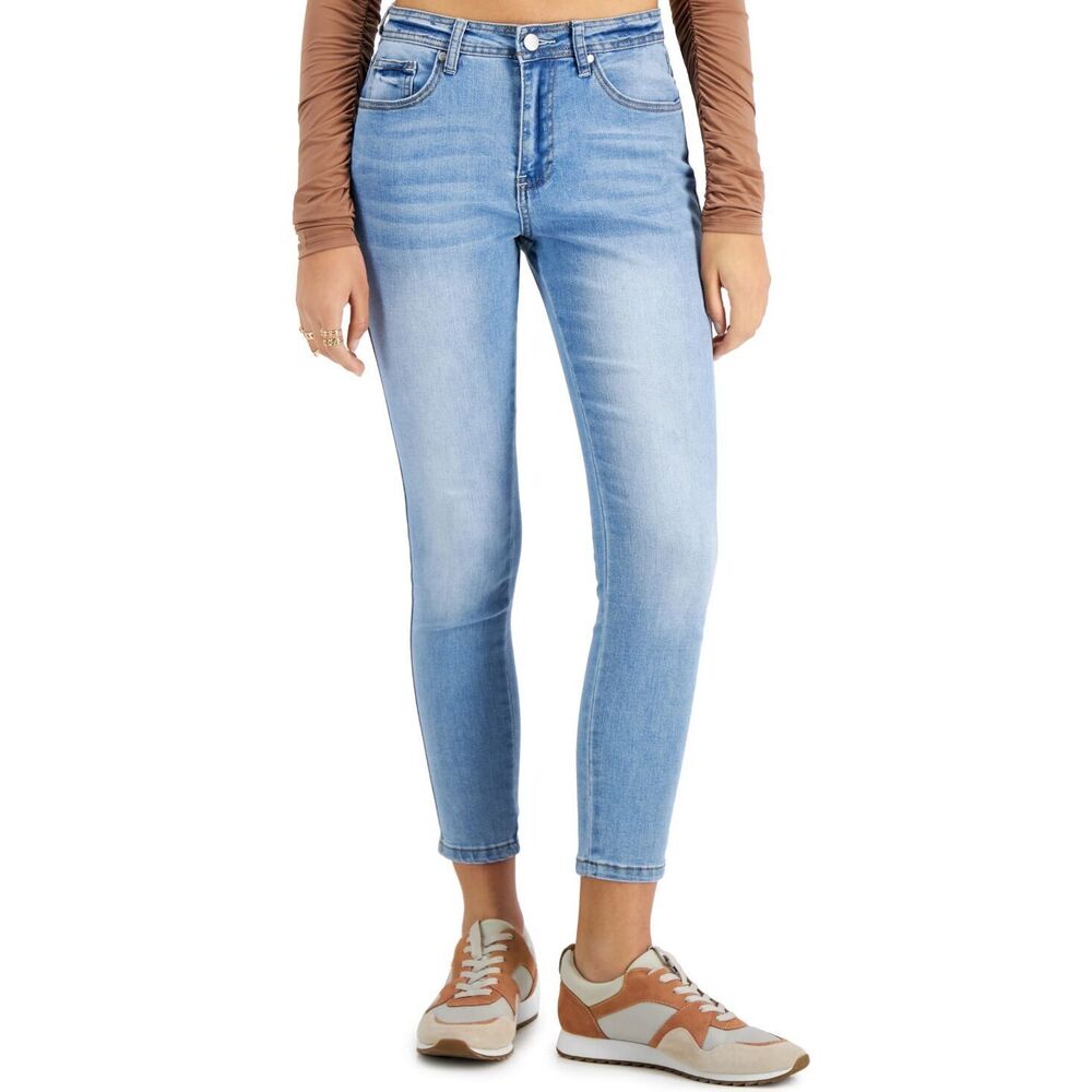 INDIGO SAINTS Womens Skinny Ankle Jeans 28